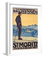 St, Moritz, 1911-Walter Kupfer-Framed Giclee Print