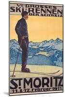 St, Moritz, 1911-Walter Kupfer-Mounted Giclee Print