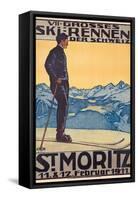 St, Moritz, 1911-Walter Kupfer-Framed Stretched Canvas