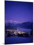 St. Moritz at Night, Switzerland-Walter Bibikow-Mounted Photographic Print