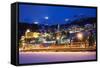 St. Moritz, Graubunden, Swiss Alps, Switzerland, Europe-Christian Kober-Framed Stretched Canvas