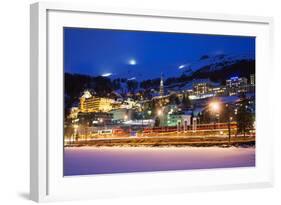 St. Moritz, Graubunden, Swiss Alps, Switzerland, Europe-Christian Kober-Framed Photographic Print