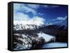 St. Moritz in Switzerland-null-Framed Stretched Canvas