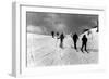 St. Moritz Skiers-null-Framed Photographic Print