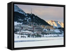 St, Moritz, Upper Engadine, Oberengadin, Graubunden Region, Swiss Alps, Switzerland, Europe-Gavin Hellier-Framed Stretched Canvas