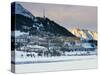 St, Moritz, Upper Engadine, Oberengadin, Graubunden Region, Swiss Alps, Switzerland, Europe-Gavin Hellier-Stretched Canvas