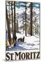 St. Moritz-Emil Cardinaux-Mounted Art Print