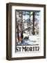 St. Moritz-Emil Cardinaux-Framed Art Print