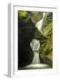 St Nectan'S Kieve, A Sixty Foot Waterfall, Saint Nectan'S Glen-Ross Hoddinott-Framed Photographic Print