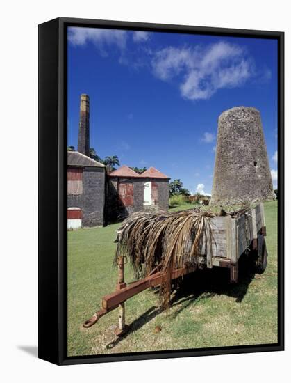 St. Nicholas Abbey Sugar Mill, St. Peter Parish, Barbados, Caribbean-Greg Johnston-Framed Stretched Canvas