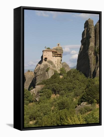 St. Nicholas Anapafsa Monastery, Meteora, Thessaly, Greece-Richardson Rolf-Framed Stretched Canvas