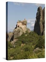 St. Nicholas Anapafsa Monastery, Meteora, Thessaly, Greece-Richardson Rolf-Stretched Canvas