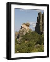 St. Nicholas Anapafsa Monastery, Meteora, Thessaly, Greece-Richardson Rolf-Framed Photographic Print