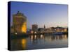 St. Nicholas and La Chaine Towers, La Rochelle, Charente-Maritime, France-Stuart Hazel-Stretched Canvas