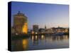 St. Nicholas and La Chaine Towers, La Rochelle, Charente-Maritime, France-Stuart Hazel-Stretched Canvas