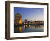 St. Nicholas and La Chaine Towers, La Rochelle, Charente-Maritime, France-Stuart Hazel-Framed Photographic Print