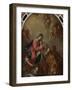 St. Nicholas and St. Valentine at the Foot of the Virgin-Antonio De Pieri-Framed Giclee Print