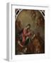 St. Nicholas and St. Valentine at the Foot of the Virgin-Antonio De Pieri-Framed Giclee Print