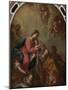 St. Nicholas and St. Valentine at the Foot of the Virgin-Antonio De Pieri-Mounted Giclee Print