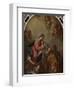 St. Nicholas and St. Valentine at the Foot of the Virgin-Antonio De Pieri-Framed Giclee Print