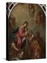 St. Nicholas and St. Valentine at the Foot of the Virgin-Antonio De Pieri-Stretched Canvas