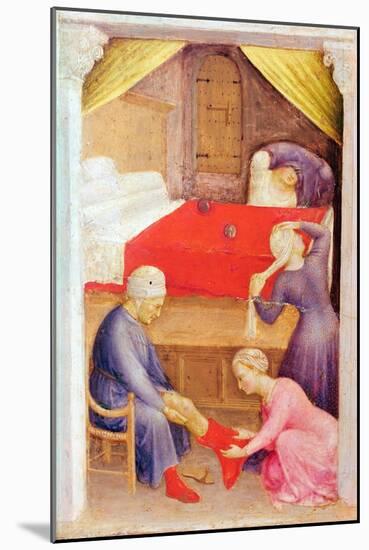 St. Nicholas and the Three Poor Maidens-Gentile da Fabriano-Mounted Giclee Print