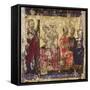 St Nicholas Baptising the First Christians with the Common Rite-null-Framed Stretched Canvas