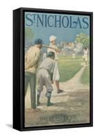 St. Nicholas Baseball Poster-null-Framed Stretched Canvas