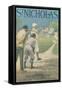 St. Nicholas Baseball Poster-null-Framed Stretched Canvas