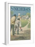 St. Nicholas Baseball Poster-null-Framed Giclee Print