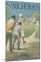 St. Nicholas Baseball Poster-null-Mounted Giclee Print