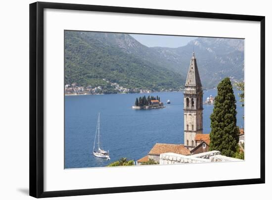St. Nicholas Church and St. George's Island in the Background-Charlie Harding-Framed Photographic Print