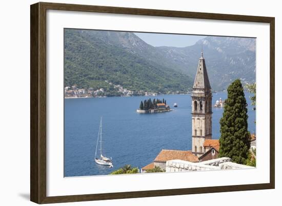 St. Nicholas Church and St. George's Island in the Background-Charlie Harding-Framed Photographic Print