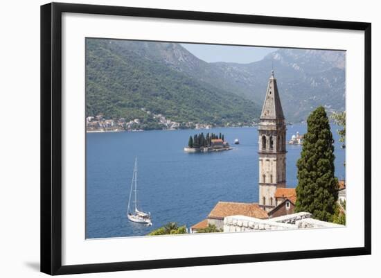 St. Nicholas Church and St. George's Island in the Background-Charlie Harding-Framed Photographic Print