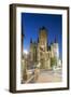 St. Nicholas Church at dusk, Ghent, Flanders, Belgium, Europe-Ian Trower-Framed Photographic Print