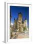 St. Nicholas Church at dusk, Ghent, Flanders, Belgium, Europe-Ian Trower-Framed Photographic Print