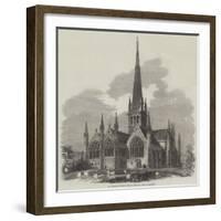 St Nicholas Church, Great Yarmouth, Lately Restored-null-Framed Giclee Print