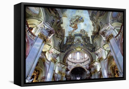 St. Nicholas Church in Mala Strana (1673-1752)-null-Framed Stretched Canvas