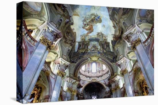 St. Nicholas Church in Mala Strana (1673-1752)-null-Stretched Canvas