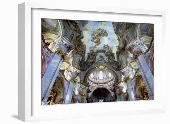 St. Nicholas Church in Mala Strana (1673-1752)-null-Framed Photo