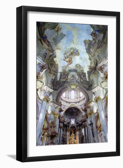 St. Nicholas church in Mala Strana (1673-1752)-null-Framed Art Print