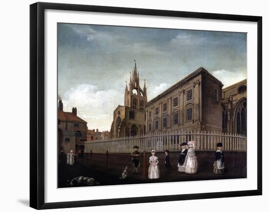 St Nicholas Church, Newcastle Upon Tyne, from the South East, C.1789-Ralph Waters II-Framed Giclee Print