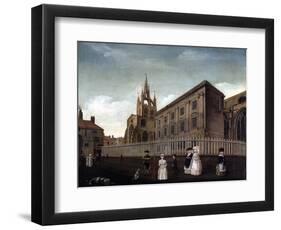 St Nicholas Church, Newcastle Upon Tyne, from the South East, C.1789-Ralph Waters II-Framed Premium Giclee Print