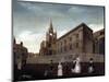 St Nicholas Church, Newcastle Upon Tyne, from the South East, C.1789-Ralph Waters II-Mounted Premium Giclee Print
