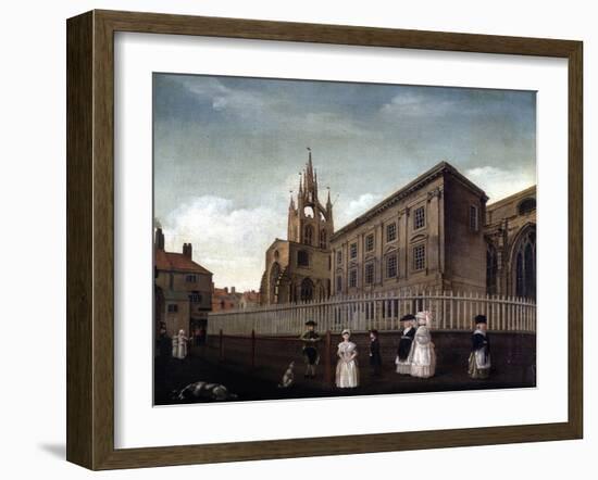 St Nicholas Church, Newcastle Upon Tyne, from the South East, C.1789-Ralph Waters II-Framed Giclee Print