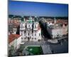 St. Nicholas Church, Old Town Square, Josefov, Prague, Central Bohemia, Czech Republic-null-Mounted Art Print