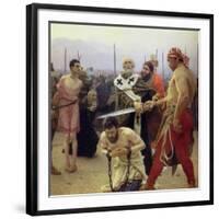 St. Nicholas Delivers Three Unjustly Condemned Men from Death, 1888-Ilya Efimovich Repin-Framed Giclee Print