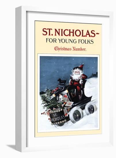 St. Nicholas - for Young Folks, Christmas Number-null-Framed Art Print