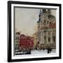 St Nicholas from the Square, Prague-Susan Brown-Framed Giclee Print