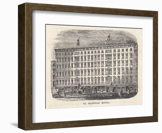 St. Nicholas Hotel New York-Richardson & Cox-Framed Art Print